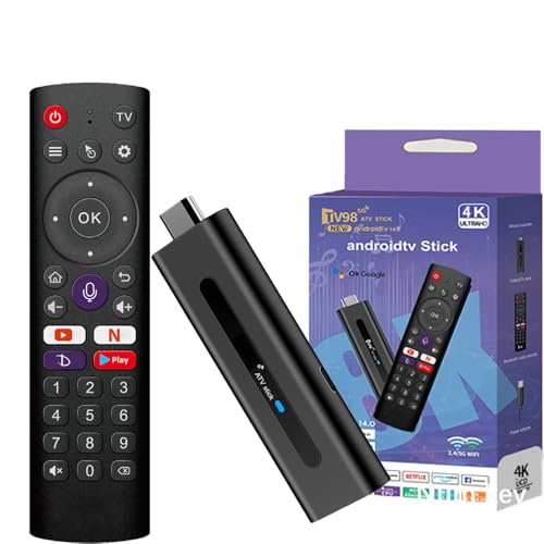 Android TV Stick 4K 2GB 16GB ROM H313 Quad-Core 64bit WiFi5 Dual 2.4G/5G WiFi HDR10+ HD Smart TV Stick Box