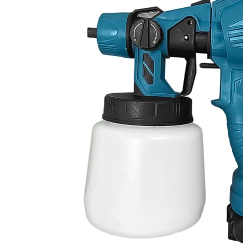 Pistola de Pintura e Pulverizadora Portátil 21V Pulverizador Profissional 1000ml Elétrico Portatil S