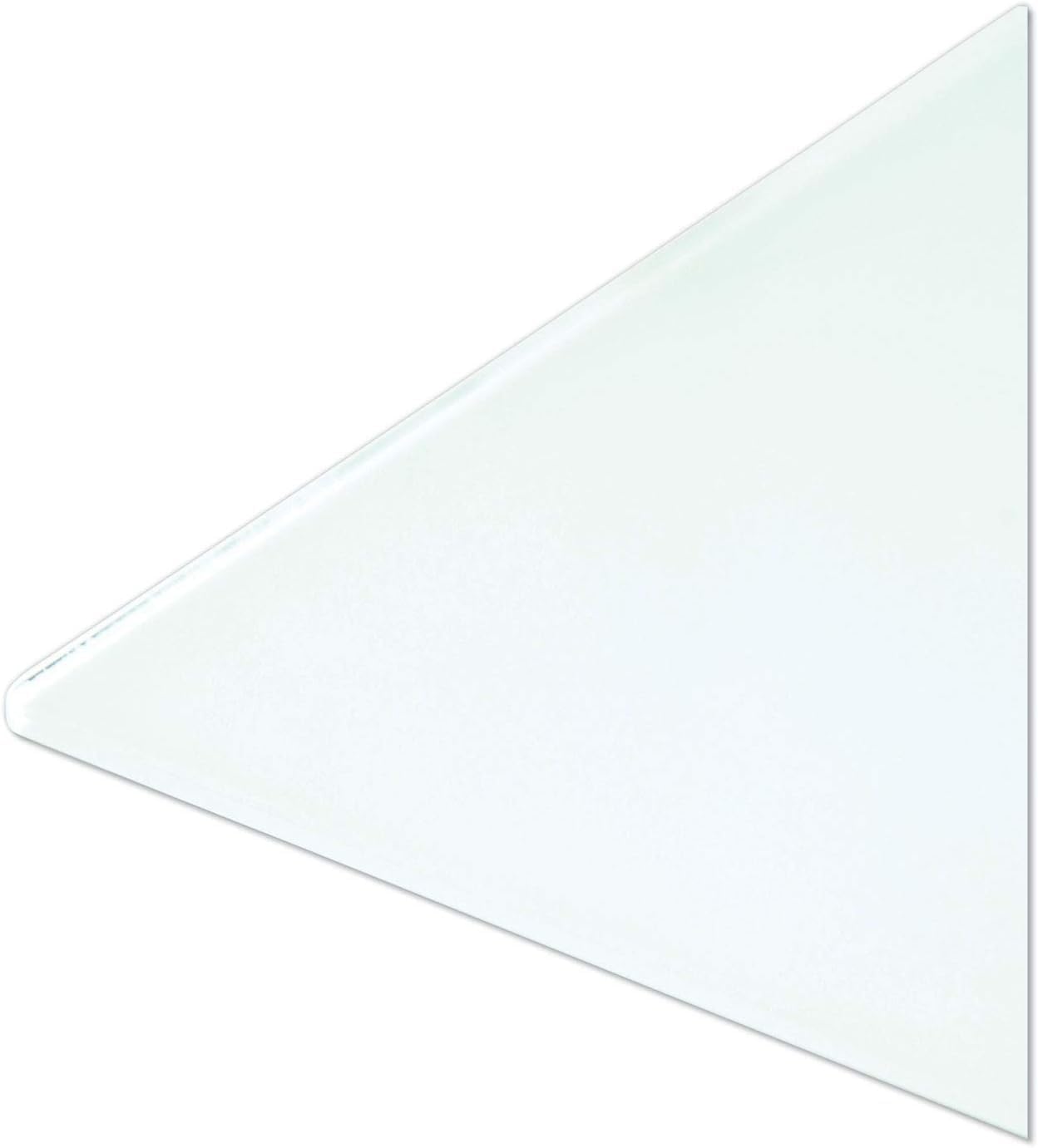 U Brands Floating Non-Magnetic Glass Dry Erase Floating Whiteboard, Includes 18" Tray, Shag Eraser, Markers, 72 X 36 (3978U00-01)