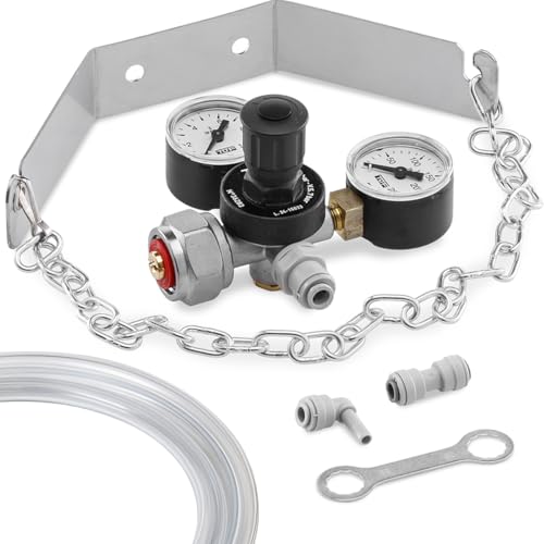 Sodaduck® Co2 Druckminderer kompatibel mit Quooker Cube - Kohlensäure-Druckregler zum Umrüsten auf handelsübliche Co² Zylinder-Flasche/Kartusche (2-10 kg) [HOHE KOSTENERSPARNIS]