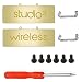 Studio 3 Hinge Replacement Metal Folding Hinges Repair Parts Kit/Metal Connector Compatible with Studio 3 Wireless Over-Ear Headphones (Gold)