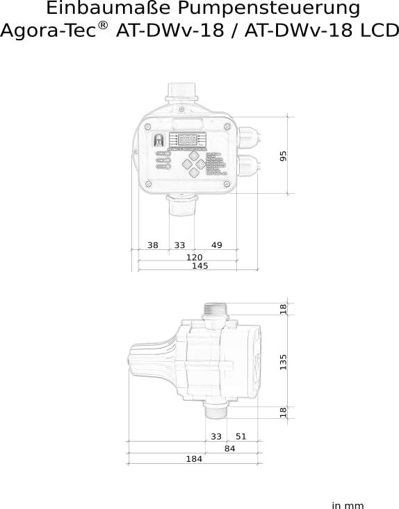 Commande de la pompe AT-DWv-18 pour éviter les pannes de marche à sec - 3