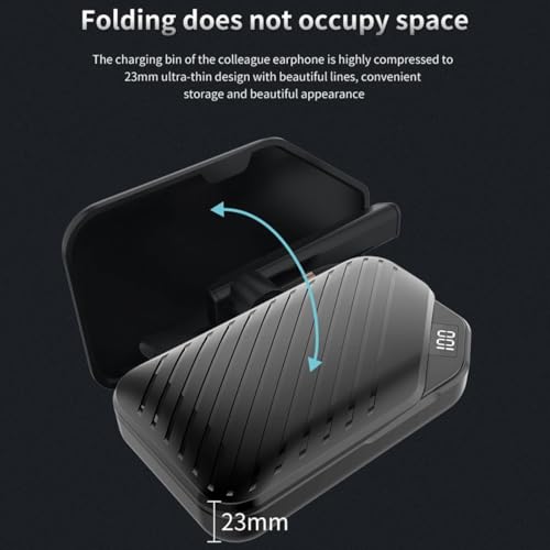 Auriculares inalámbricos Bluetooth 5.2 con micrófono miniatura 5