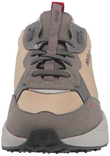 Image of HUGO Mens Running Style Mix Material Sneakers