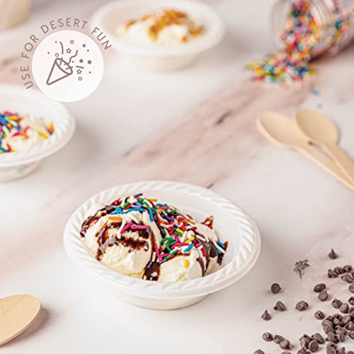 Plasticpro 5 Ounce Round Plastic Dessert Bowls Microwaveable thumb #4