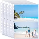 50 Pack Photo Sleeves Holds 200 5'x7' Photos, Clear Photo Page Protector for 3 Ring Binder, Double-Sided Photo Album Refill Pages Photo Pockets Photo Sleeves Binder Sheets