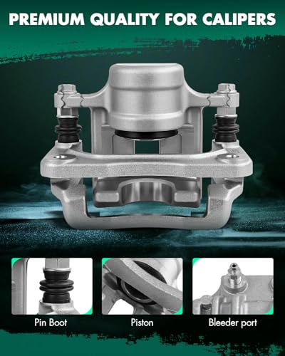 Image of SCITOO Rear Brake Calipers With Bracket 19B3355 19B3354 Compatible For Hyundai For Santa Fe 2007-2009