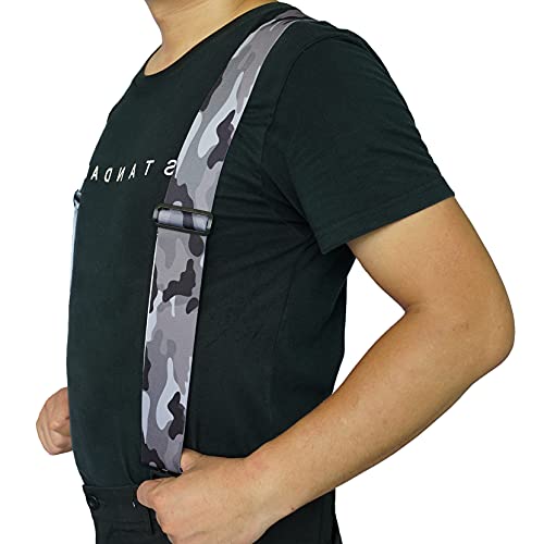 Mens Suspenders 2" Wide Adjustable And Elastic Braces X Shape With Very Strong Clips - Gifts For Dad Husband Boyfriend,Gadgets For Men Tools #TOP3