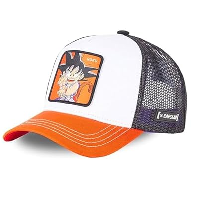 Capslab Goku Dragon Ball Z Blanco Naranja Gorra de Camionero | Ya disponible en tu tienda friki favorita! En mundofriki.es!
