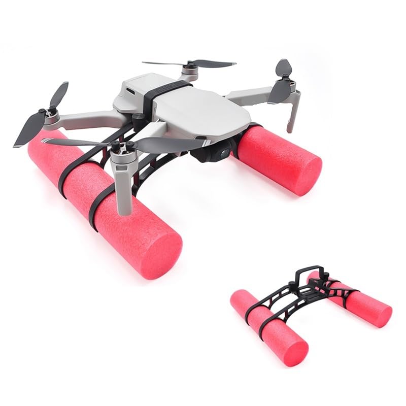 Compatible para DJI Mini Tren de aterrizaje flotante en agua | Diseño plegable elevado, flotante en agua, aterrizaje seguro en agua