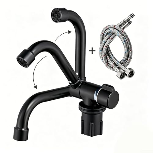 Grifo de caravana resistente a altas temperaturas con aireador oculto 4