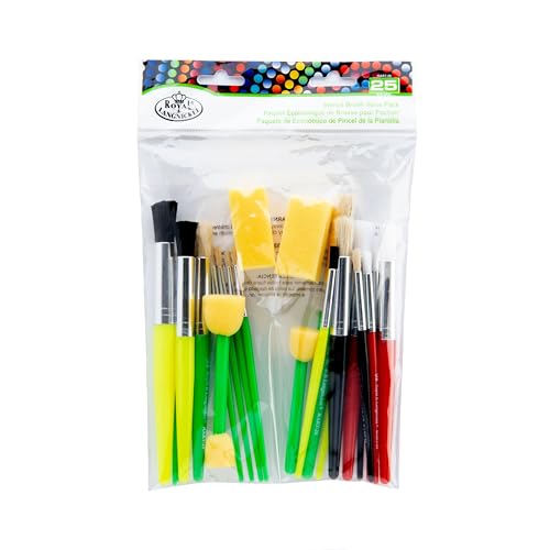 Royal Brush Cool Art Stencil Brush (25 per Pack) Multicolor