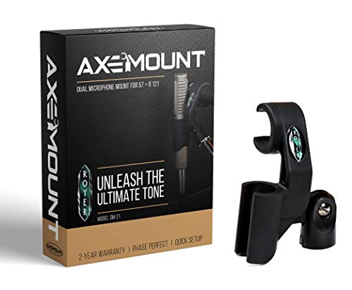 Abilly Microphone-Mounts Royer AxeMount - Dual Mount for 57 & 121