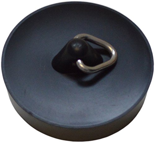 Preisvergleich Produktbild sanicomfort Ventil-Stopfen für Spüle / Badewanne, Schwarz