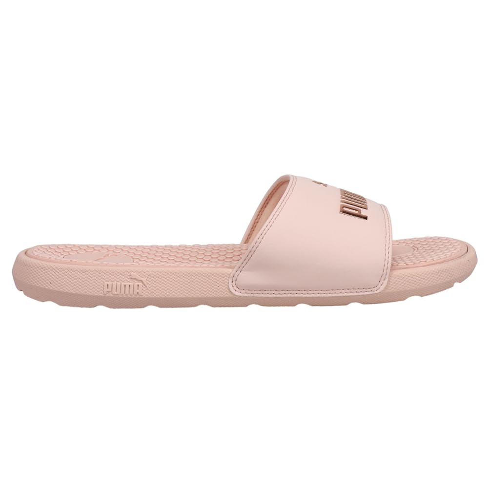 PUMA Women's COOL CAT Slide Sandals, Cloud Pink-Rose Gold, 9