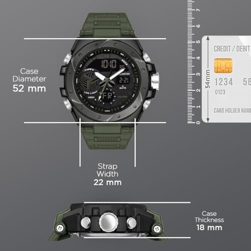 Image of Carlington Analog-Digital Sports Watch Chronograph, Dual Time,Alarm, Stopwatch, Calendar, Water-Resistant, Shock-Resistant, Back Light Display. The Perfect Watch for Men-CT9140 Series