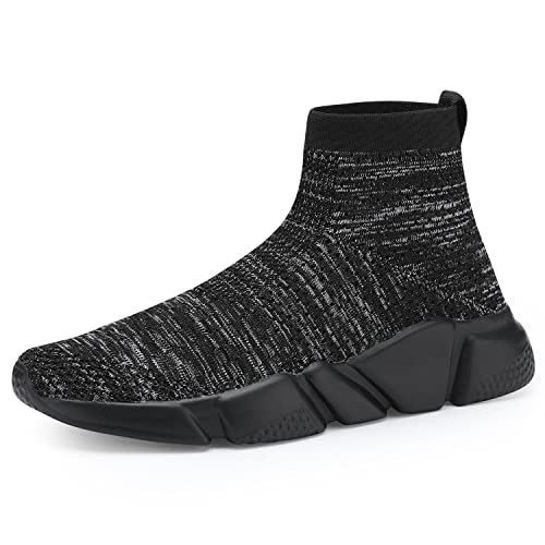 Image of Casbeam Men's Running Knit Comfortable Lightweight Breathable Casual Sports Shoes Fashion Sneakers Slip-On Walking Shoes