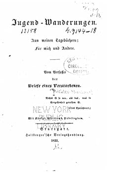 Paperback JugendWanderungen aus meinen Tageb?chern, f?r mich und andere [German] Book