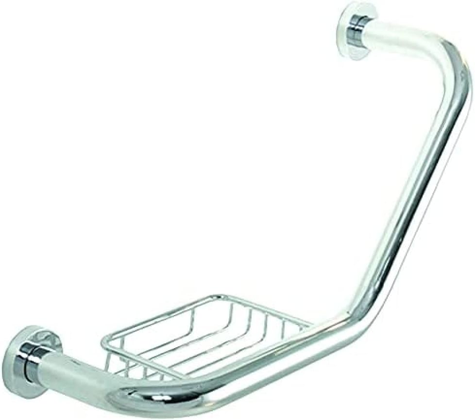 BRAVAT Varuna Bath Rail 125 x 415 x 228 Brass Chrome