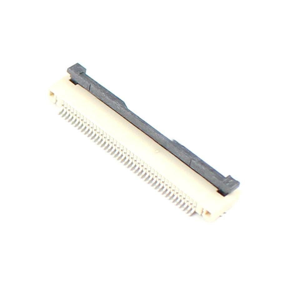 50 Pcs FPC FFC 0.5mm Pitch 40 Pin Flip Type Ribbon Flat Connector Bottom Contact