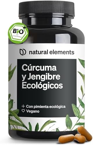 Organic Curcuma with Ginger and Black Pepper 3,000mg - High Dose ...