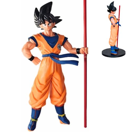 Image of Blue Aura Anime Action Figure Height-21cm Collectible Multicolor PVC | Go-k with Pole