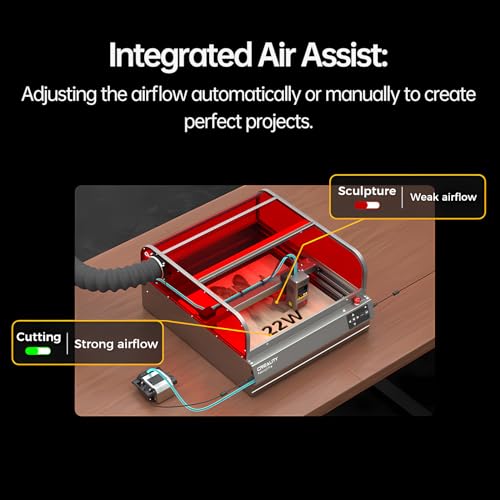 Creality Gravador a laser Falcon 2 Pro 40 W fechado, gravador e cortador a laser multifuncional com