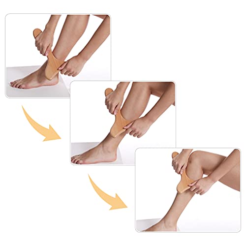 Eastdall Ferramenta de Drenagem Linfática de Madeira Pás de Massagem Profissional Gua Sha Macio Escu