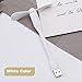 Sokelinn-six USB Flexible Fan, Mini Portable Cooling Fans USB Powered for Power Bank Laptop PC AC Charger - 2 Pack (White)