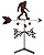 SWEN Products BIGFOOT SASQUATCH Weathervane (Roof Mount Included)