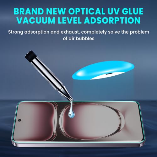 Image of FIRST MART Matte UV Tempered Glass for Oppo Reno 12 Pro and Oppo F29 Pro | Anti-Glare Curved Screen Protector, 9H Scratch Resistant, Fingerprint Compatible, Case-Friendly | Pack of 1