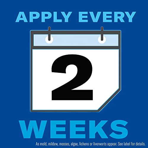 BioAdvanced 2-in-1 Moss and Algae Killer for Lawns, Roofs, Patios, Decks, Roof Moss Killer, Deck Cleaner and Mildew Remover, 32 oz