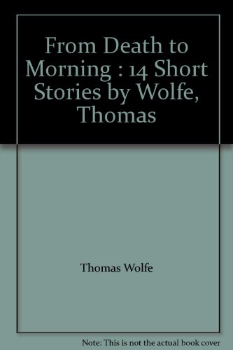 From Death To Morning B001MVG9LA Book Cover