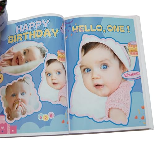 Libro de Fotos Personalizado | Álbum Fotográfico de Tapa Dura 8x11" con Páginas Glossy Impermeables y Apertura Total | 18 Páginas Premium para 30-40 Fotos (hasta 70 con diseños creativos) | Álbum de Boda, Libro de Recuerdos del Bebé, Scrapbook miniatura 1