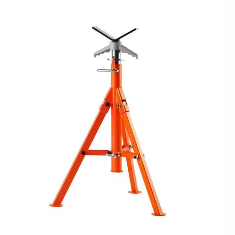 Ständer, 2500 Lb Hochleistungs-Rohrheberständer 27,2-52 Höhenverstellbarer V-Kopf-Rohrständer Stahl-Klappständer