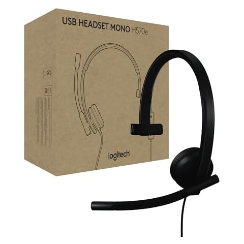 Logitech H570e USB Headset with Noise-Cancelling Mics Cover