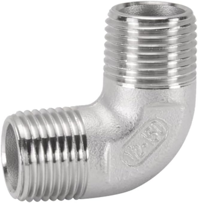 304ステンレススチールエルボDN15 1/8インチ、1/4インチ、3/8インチ、1/2インチ、3/4インチ、1インチ、2インチ、B