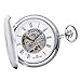 Produktbild DUGENA Taschenuhr für Herren  Mechanische Uhr mit Handaufzug, Edelstahlgehäuse & Kette  Klassische Kettenuhr im Vintage-Stil, Modell 4460637-1, inspiriert von traditioneller Uhrmacherkunst