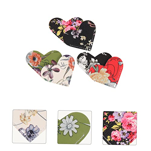Marque Pages Cuir Forme De Cœur Accessoires De Lecture Pratiques Anticornage