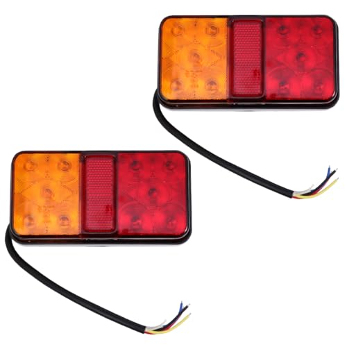 POPETPOP 2piezas Luz Trasera Led Para Remolque De Camión Marcador Lateral De Lámpara De Luz De Señalización