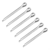 for Bicycle Disc Brake Pad Retaining Pin 4cm, Stainless Steel Split Pin for Shimano M375/M395/M416/M445/M485/M515, Brake Pad Fixing Bolt, 6PCS Set