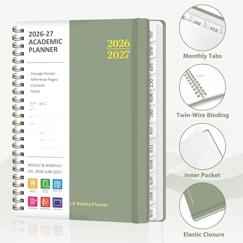 2026-2027 Weekly & Monthly Academic Planner, JUL 2026 - JUN 2027 - Image 4
