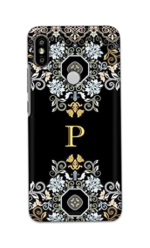 Image of Printed Hard Back Cover Case for Mi Redmi Y2 Back Cover (Alphabet P) -1803