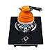 1.2L Orange Portable Silicone Collapsible Tea Kettle Outdoor Camping Travel Kettle Foldable Pot