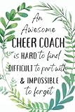 Photo Gallery cheer coach gifts: an appreciation and thank you gift, blank notebook journal for cheer coach to write in Photo Gallery cheer coach gifts: an appreciation and thank you gift, blank notebook journal for cheer coach to write in