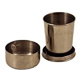 Collapsible Camping Cup, Food Grade Stainless Steel (4 oz)
