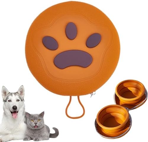 Bebedero Portátil para Perros,Plegable para Mascotas | 2 En 1 Ant...