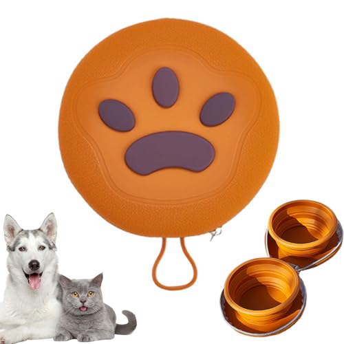 Portable Drinking Bowl for Dogs, Foldable for Pets | 2 in 1 Anti-...