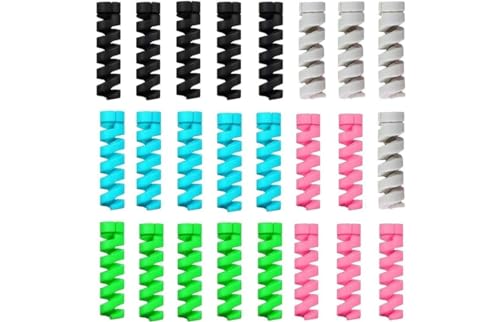 HUMBLE® Spiral Charger Cable Protector Data Cable Saver Charging Cord Protective Cable Cover (25 Pieces) (B0D1CGBVP8) Amazon Price History, Amazon Price Tracker