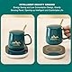 Kaffeewärmer, Tassenwärmer Getränkewärmer, Tassenwärmer, USB-Tassenwärmer, Becherwärmer, Elektrischer Kaffeewärmer, für Tee/Wasser/Milch Wärmeplatte, USB-Anschluss, Dunkelgrün